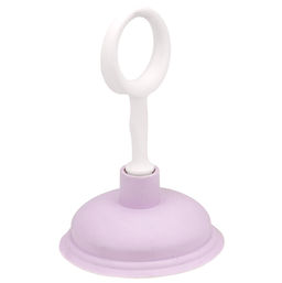 Вантуз резиновый д10,5см h15см, пластмассовая ручка 10,3см, цвета в ассортименте: сиреневый, мятный, пудровый (Китай) - Домашняя Мода фото 2