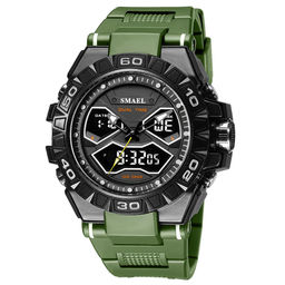 Часы наручные Smael электронные SM8070green