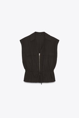 SAFARI LINEN BLEND TOP