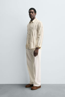 STRIPED JACQUARD SHIRT - Zara фото 4