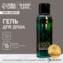 Цена за 2 шт. Гель для душа «Самому лучшему», 100 мл, аромат перечной мяты и лайма, Чистое счастье