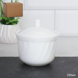 Сахарница 250 мл белая / N40 (white) /уп 48/