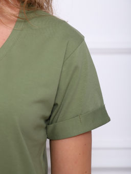 Футболка женская 6-192а (оливковый)