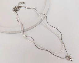 Двойное колье - бусы