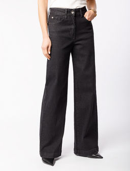 VILATTE / Джинсы-трубы из эластичного денима  фото 4