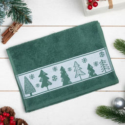 Полотенце махровое «Этель. Ёлочки», 30×60 см, хлопок 100%
