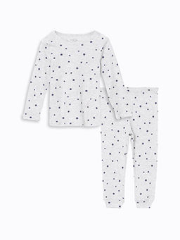 Bask?l? Erkek ?ocuk Pijama Tak?m?