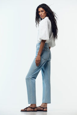 Z.01 MOM FIT COMFORT HIGH-WAIST JEANS - Zara фото 7