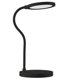 TLD-553 Black/LED/400Lm/4500K/Dimmer/USB Светильник настольный, 6W. Встроенный аккумулятор 1200mAh. Сенсорный выключатель. Черный. ТМ Uniel