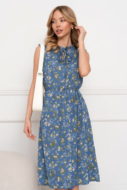 Платье Open Style 5741 голубой