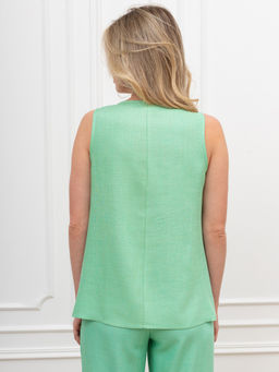 Блузка (топ) Сибелла-4 из вискозы со льном - Виотекс фото 55