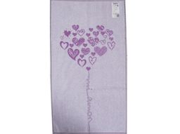 6с103.412ж1 Mi Amor (фиалка-сер) Полотенце махровое 50х90см