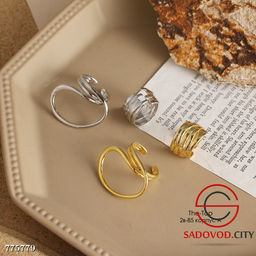 Набор колец 2в1 многослойные