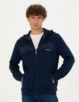 Lacivert Regular Fit Kap__onlu H_rka