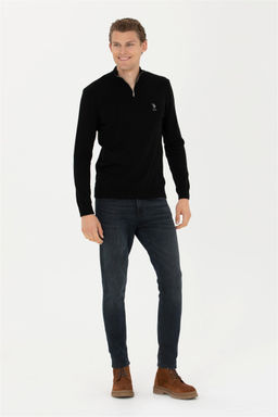 Мужской черный свитер - U.s. polo assn фото 11