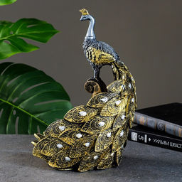 Подставка для бутылки «Павлин с хвостом», полистоун