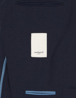 Темно-синий приталенный костюм - Cacharel фото 6