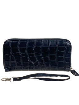 Женское портмоне из искусственной кожи, цвет черный