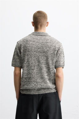 SHINY KNIT POLO SHIRT - Zara фото 3