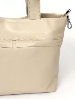 Сумка женская натуральная кожа RM-SH-8203, 1отд+карм/перег, плечевой ремень, бежевый SALE 261760 - Adelia фото 4
