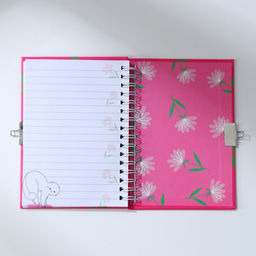 Блокнот на замочке А6, 50 л. С 8 Марта