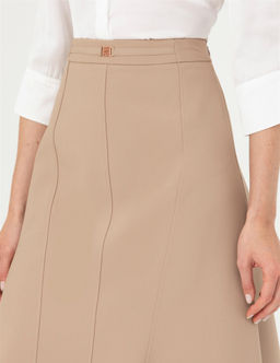Bej Dokuma Etek - Pierre cardin фото 5