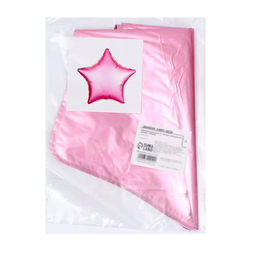 Цена за 5 шт. Воздушный шар фольгированный 10" «Звезда», под воздух