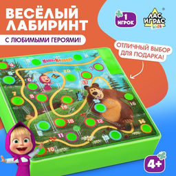 Настольная игра Весёлый лабиринт. Маша и Медведь  фото 7