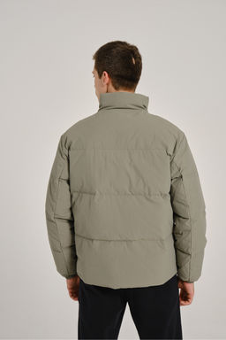 Пуховик короткий Зеленый