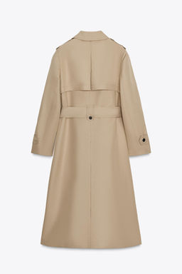 WATER REPELLENT DOUBLE-BREASTED TRENCH COAT ZW COLLECTION - Zara фото 8