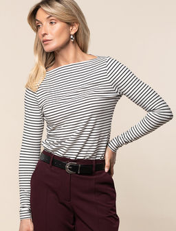 VILATTE / Джемпер из премиального хлопка с эластаном  фото 5