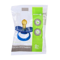 Соска-пустышка латексная классическая Карамелька с кольцом, от 0 мес., цвета МИКС - Крошка я фото 8