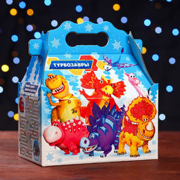 Цена за 5 шт. Подарочная коробка Турбозавры, Ларец , 20 х 12 х 17 см - Simaland фото 2