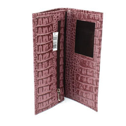 Портмоне женское Croco-ПР-965 натуральная кожа 3 отд, 10 карм, ирис кайман (252) 265466  фото 3