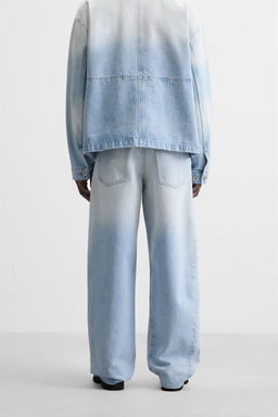 GRADIENT BAGGY FIT JEANS - Zara фото 3