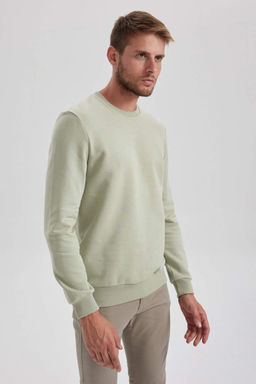 Базовая толстовка стандартного кроя - Defacto фото 4