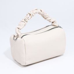 Сумка-багет на молнии, цвет молочный - Simaland фото 2