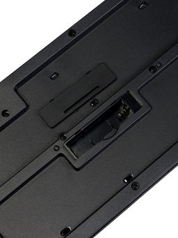 Комплект клавиатура и мышь WELLMADE KM02, беспроводной, 1200 dpi, 300 мАч, АА 1 шт, черный