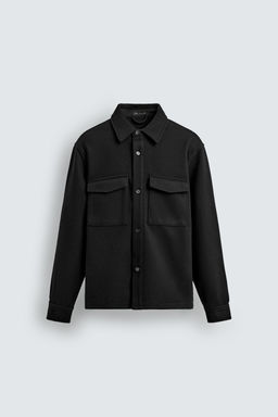 TWILL TEXTURED WATER REPELLENT OVERSHIRT - Zara фото 8