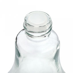 Бутылка стеклянная Лампочка 0,85л, д11см h21,5см, д/горла 2,5см, с трубочкой, винтовая металлическая крышка с отверстием для трубочки (д/основания 5,5см) (Китай) - Домашняя мода фото 6