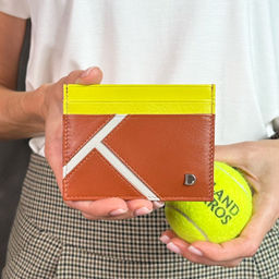 Итальянский кожаный кардхолдер DuDu серии Svalbard | коричный