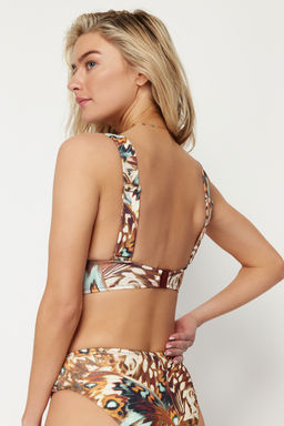 TRENDYOLMILLA Hayvan Desenli Ucgen Aksesuarl? Bikini Ustu TBESS24BU00002  фото 4