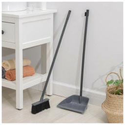 Набор Ленивка щетка для пола с совком Etna (серый)