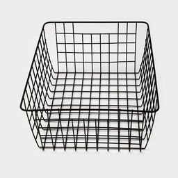 Корзина для хранения Доляна «Эрин», 36×27×14 см, чёрная