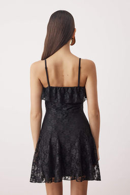 Beyaz Godeli Astarl? Ask?l? Mini S?k Elbise TPRSS25EL00307 - Trendyolmilla фото 8