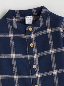 Ekose Erkek Bebek G?mlek ve Pantolon 2li