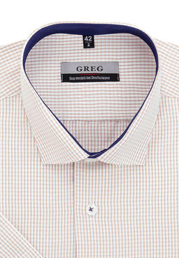 Сорочка мужская короткий рукав GREG 155/109/1236/Z/1