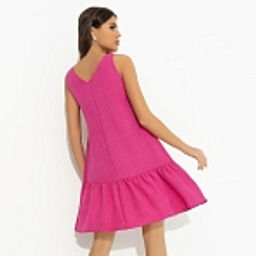 Сарафан свободного силуэта Динамичный стиль (розовый) - Charutti фото 23