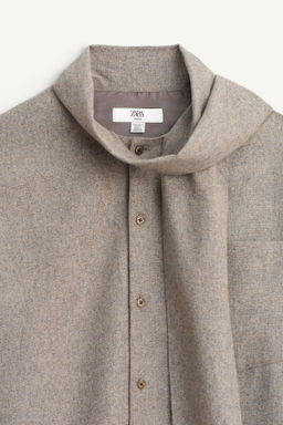 FOULARD OVERSHIRT - LIMITED EDITION - Zara фото 8