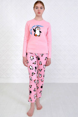 Арт. 4560 Пижама с брюками 46-52 (4 шт) Цвет:розовый - Калинка фото 2